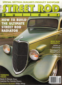 STREET ROD BUILDER 2007 AUG - COOL RADIATOR, WOODY DOOR MADE, SUICIDE-LATCH
